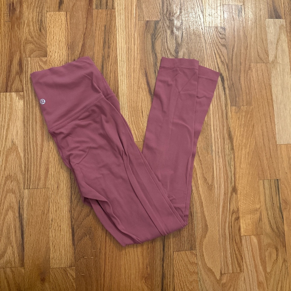 Lululemon Align High-Rise Leggings - Mauve Rose, Size 6
